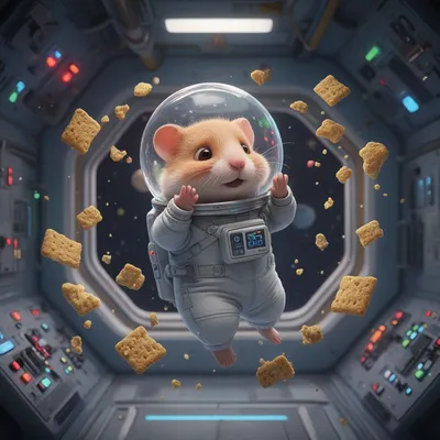 Space Hamster Astronaut
