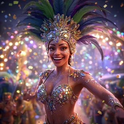 Rio Carnival Dancer Avatar
