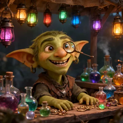Charming Goblin Merchant