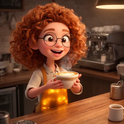 Cheerful Barista Avatar