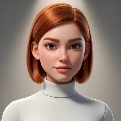 Copper Bob 3D Avatar