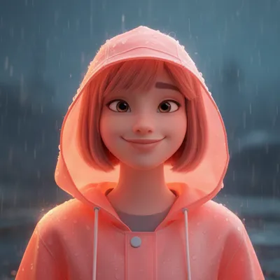 Coral Bob Raincoat Avatar