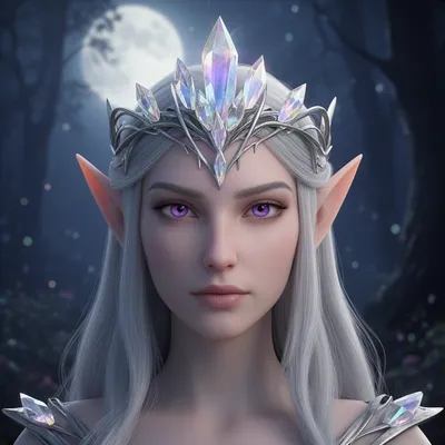 Elven Queen 3D Avatar