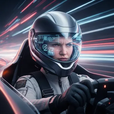 Futuristic Racing Pilot