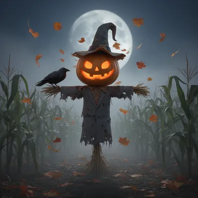 Jack O'Lantern Scarecrow