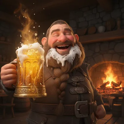 Jovial Tavern Dwarf