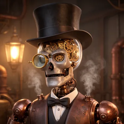 Steampunk Mechanical Gentleman