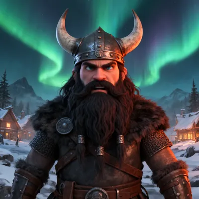 Nordic Viking Avatar