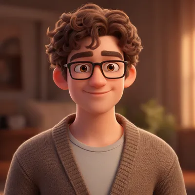 Warm 3D Render Professional Avatar