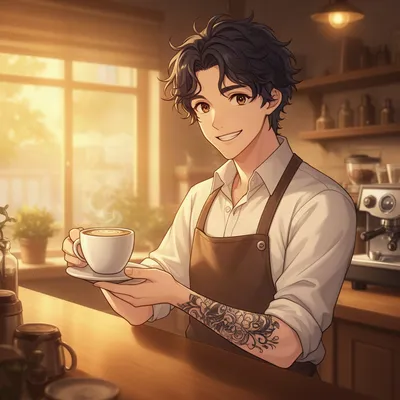 Anime Barista Avatar