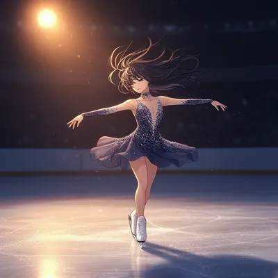Graceful Ice Skater