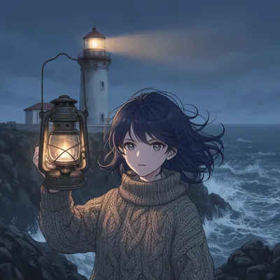 Anime Lighthouse Keeper