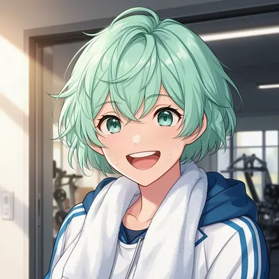 Cheerful Sporty Tomboy