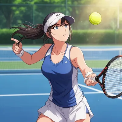 Anime Tennis Player