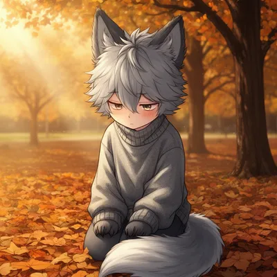 Shy Wolf Pup