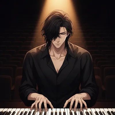 Brooding Pianist