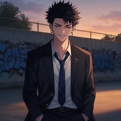 Rebellious Delinquent Anime Avatar