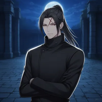 Stoic Anime Warrior