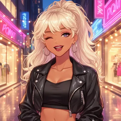 Trendy Gyaru Anime Avatar