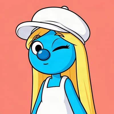 Cheerful Cartoon Girl Avatar