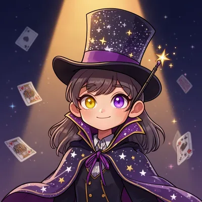 Enchanting Magician Girl Avatar