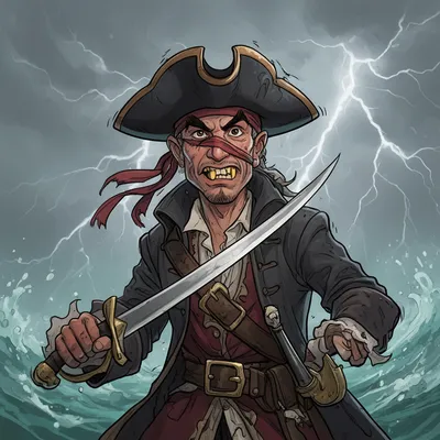 Cunning Pirate Captain