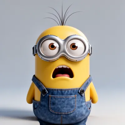 Terrified Yellow Capsule Character