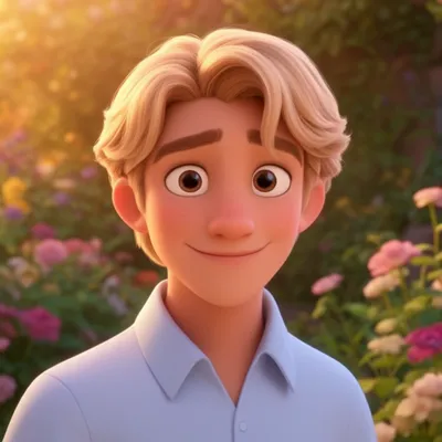 Gentle Disney Blond Man
