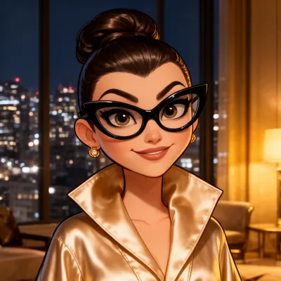 Glamorous Night Owl