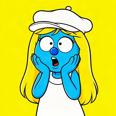 Surprised Cartoon Girl Avatar