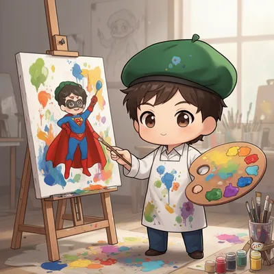 Artist Hero Chibi