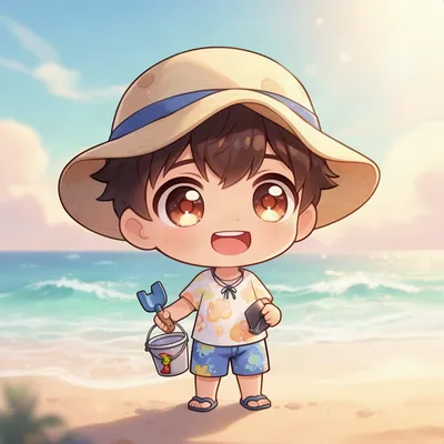 Beach Boy Chibi Avatar