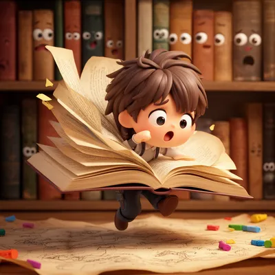Chibi Book Character Avatar
