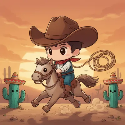 Cowboy Chibi Ride