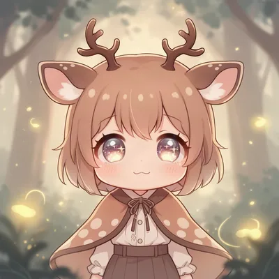 Chibi Deer Girl Avatar