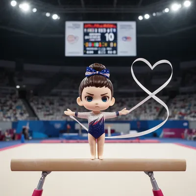 Chibi Olympic Gymnast Avatar