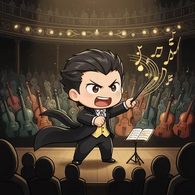 Chibi Orchestra Conductor