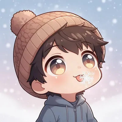 Chibi Snowflake Boy Avatar