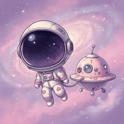 Cosmic Chibi Astronaut