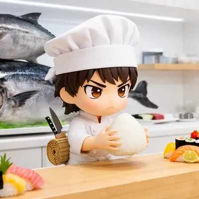 Sushi Chef Chibi