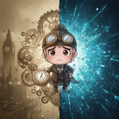 Chibi Time Traveler Avatar