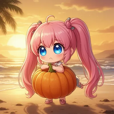 Pumpkin Chibi Girl