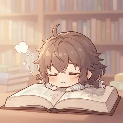 Sleepy Chibi Reader