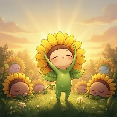 Sunflower Spirit Chibi
