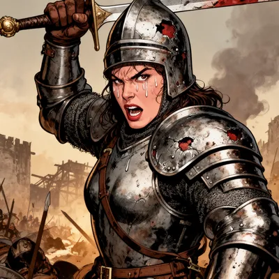 Armored Knight Warrior