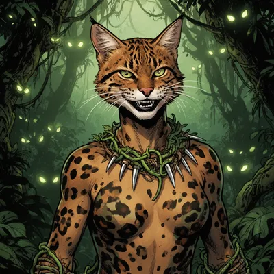 Jungle Feline Warrior