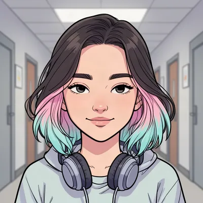 Comic Book Teen Girl Avatar