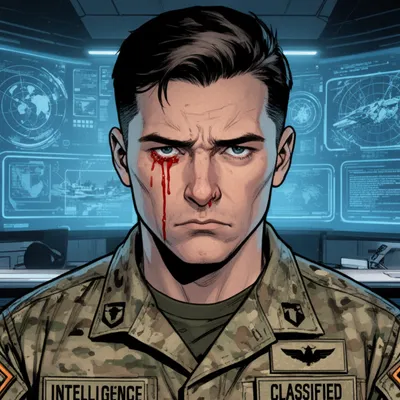 Military Psychic Comic Avatar