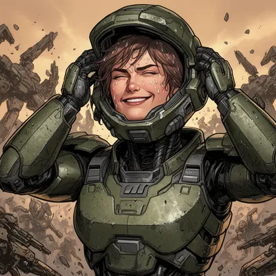 Sci-Fi Mech Warrior Avatar