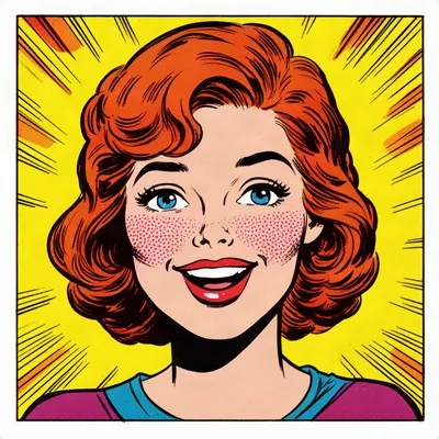 Silver Age Comic Book Portrait